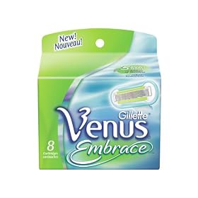 Gillette Venus Embrace replacement blades, available at Amazon.com