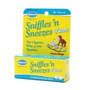 Hyland's Sniffles 'N Sneezes 4 Kids - 125 tablets ( Multi-Pack) On Sale