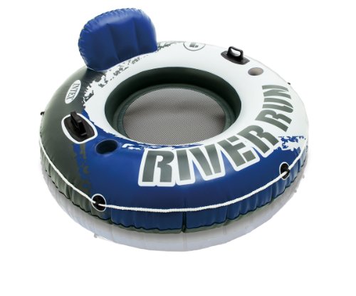 Intex River Run 1 Inflatable Floating Tube Raft for Lake, Pool, Ocean (18 Pack)