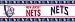 NBA New Jersey Nets Wall Border