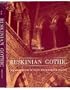 Ruskinian Gothic: The Architecture of Deane and Woodward, 1845-1861