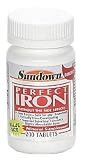 Sundown Perfect Iron, 200 Tablets (Pack of 4)