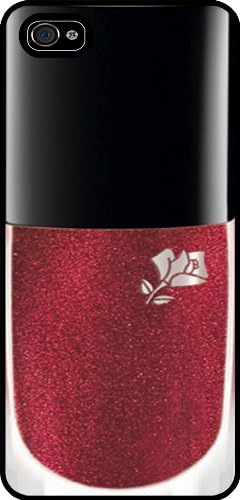 Nail Polish Red Glitter, Funny Iphone 5 Hard Case Black