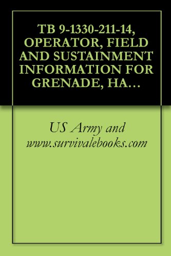 TB 9-1330-211-14, OPERATOR, FIELD AND SUSTAINMENT INFORMATION FOR GRENADE, HAND, RUBBER BALL, NON-LETHAL, GG04, 2007