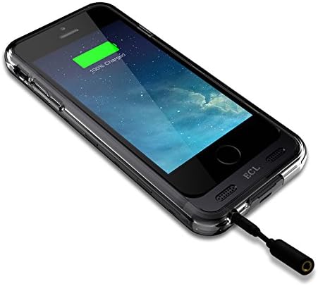 iPhone 6 Battery Case, E.C.L USA ® External 3100mAh Protective iPhone 6 [4.7] Charger Case with 2x Changeable Frames with Short Circuit/Over Charge Protection (iPhone 6 [4.7], Black/Clear)