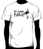 Manchester United Park Ji-Sung Printed Soccer Tee, Adult X-Large - White/Black
