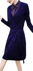 Sexy V-neck Long Sleeves Cocktail Cotton/Nylon/Spandex Club Dress/Homecoming Dress/Prom Dress/Wedding Dress/Tunic 