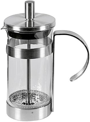My Basics Stainless Steel and Glass French Coffee Press 12 Oz