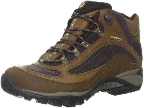 Merrell Women's Siren Waterproof Mid Hiking Boot,Brown,8 M US