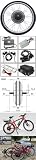 36v 500w 26 Inch Rear Wheel Electric Bicycle Motor Conversion Kit