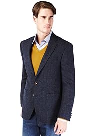 Autograph Pure Wool 2 Button Textured Blazer