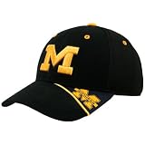 Top of the World Michigan Wolverines Black Splasher One-Fit Hat