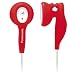 Panasonic RP-HV21-R In-Ear Earbud Heaphones with Built-in Clip (Red)
