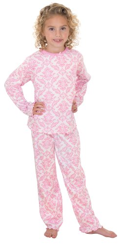 Pink Paisley Cotton Pajamas for Big Girls