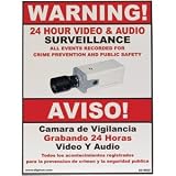 Digivue EC-WS2 12 Inch X15 Inch SECURITY WARNING SIGN