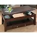 Jofran 280 Series Wood Lift-Top Coffee Table in Merlot