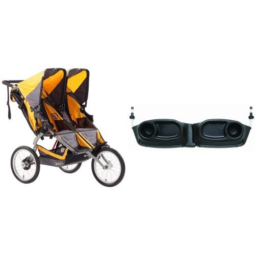 BOB Ironman Duallie Stroller and Duallie Snack Tray, BlackBOB Ironman