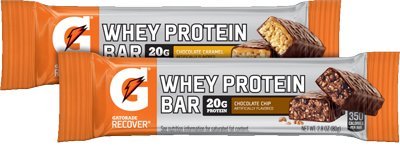 Gatorade Whey Protein Recover Bars Chocolate Chip 2.8oz (12 Pack)