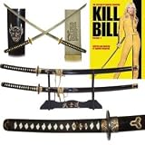 Kill Bill Hattori Hanzo Sword Set, Demon & Bride, Gold Edition