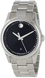 Movado Men`s 0606481 Movado Sportivo Stainless Steel Black Museum Dial Bracelet Watch