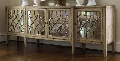 Hooker Four-door Mirrored Console Visage 3013-85001