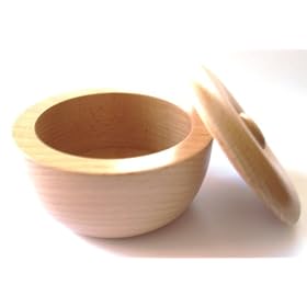Colonel Conk Light Beech Wood Bowl with Lid