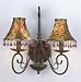 AF Lighting 4235-2W Bronze Umber Arabian Nights Tuscan Two Light Up Lighting Wall Sco...
