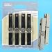 4 chrome CLOTHESPIN CLIP REFRIGERATOR memo MAGNETS NEW