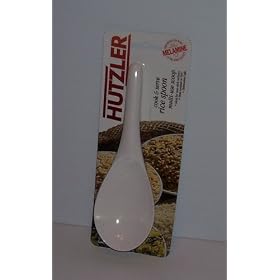 White Melamine Rice Spoon Serving