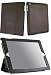 HHI Re-Elegant Super Slim Case For iPad 2 – Brown (Supports auto lock and unlock mode)