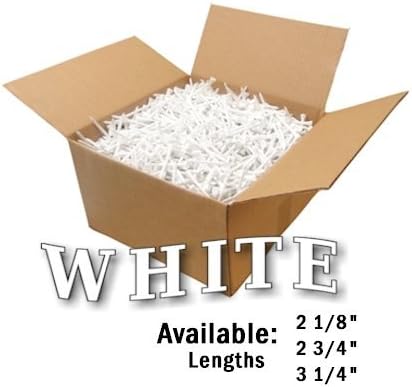 Player Supreme White 2 1/8" Golf Tees 500-Bag