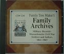 Military Records: Massachusetts Civil War Soldiers and Sailors, 1861-1865 CD#134
