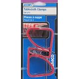 Camco Manufacturing Inc. 44003 Tablecloth Clamps Red 4 pack by Camco Manufacturing Inc.