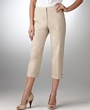 Alfani Pants, Stretch Sateen Cuffed Cropped