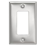 Liberty Hardware Chrome Basic GFI Switch Wall Plates 2 pk.