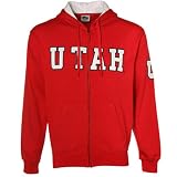 Utah Utes Crimson Classic Twill Full Zip Hoody Sweatshirt