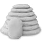 Lex&Max Bezug TIVOLI f�r OVAL Hundekissen-F�llung - Gr��e: 80 cm, Farbe: Ecru