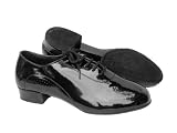 Men Latin Rhythm Salsa Signature S309 Blk Patent 1