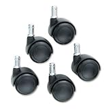 Safco 5132 TaskMaster Economy Workbench Chair Hard Floor Casters, Black, Five per Set 41ZLSmkR7YL. SL160 Safco 5132 TaskMaster Economy Workbench Chair Hard Floor Casters, Black, Five per Set