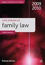 Core Statutes on Family Law 2009-10 (Palgrave Macmillan Core Statutes)