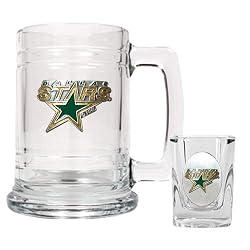 Dallas Stars NHL Boilermaker Set - Primary Logo by Great American Products