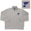 Saint Louis Blues NHL "Glacier" Fleece Pullover Sweatshirt (Gray Heather)
