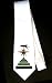 Party Decoration Necktie with stairs, design, blue, star, perched, bird