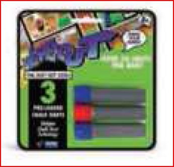 GS Wipe Out Kreide Darts - Ersatzdarts für Kreideblaster 203175-GS