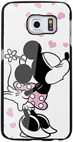 Lover Couple Pink Minnie Pattern Phone Case Love Girlfriend Gift Shell Cover for Samsung Galaxy S6 Edge Plus