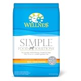 Wellness Limited Ingredient Diet for Dogs with Food Sensitivities Simple Food Solutions, Rice and Duck Dry Formula, 26-Pound Bag