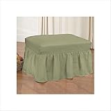 Linen Cotton Duck Ottoman Cover