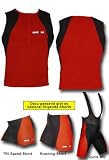Damen & Herren Running T-Shirt Ironman Coolmax Sleeveless Zip Tank RTS Unisex