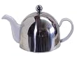 White Ceramic Teapot with Insulated Cover Capacity 1.2 Liters (1.27 Quarts)