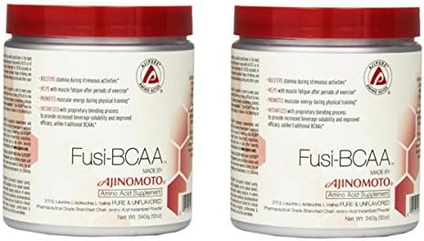 Ajipure Fusi-BCAA Canister, 340 Gram (2 Pack)